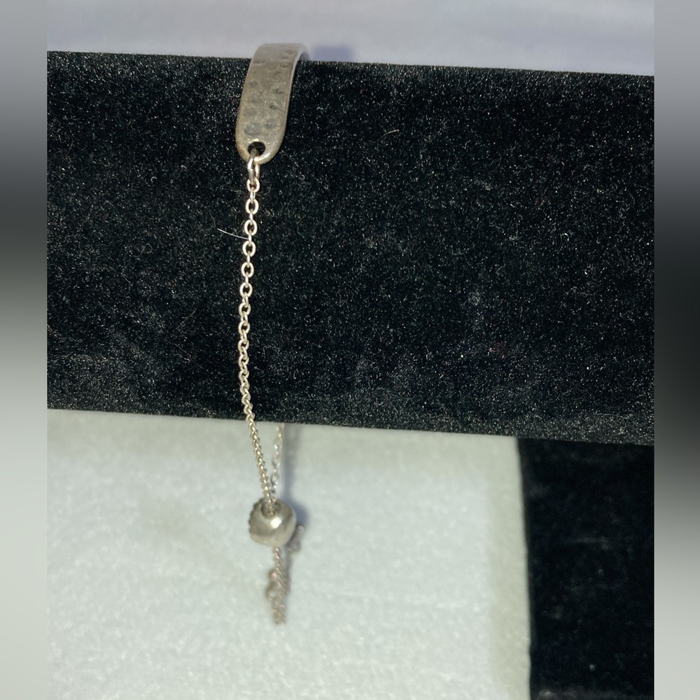 ADJUSTABLE SILVER PLATED "COUNT YOUR BLESSINGS" BRACELET - Picture 6 of 10